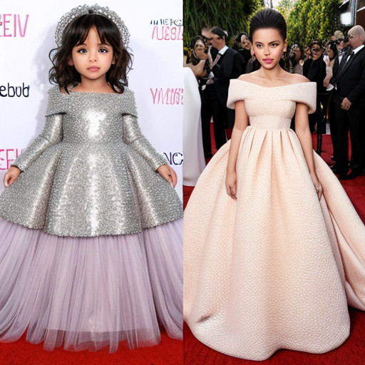 Celebrity Babies and their Couture Dress Moments