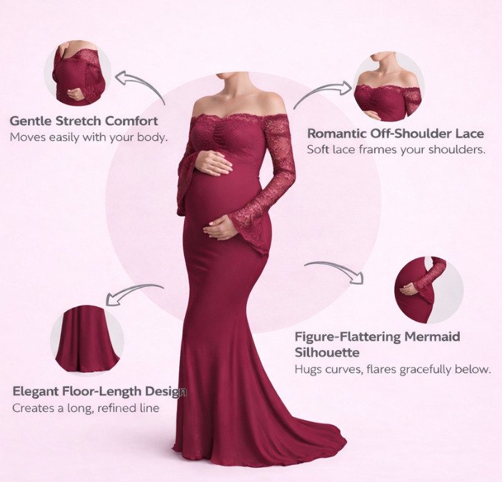 Maternity Dress baby shower dress maternity winter dress maternity shower dress