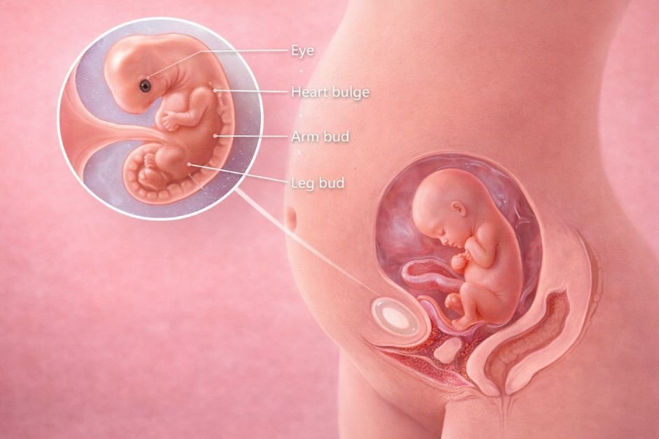 6 Weeks Pregnancy hidden pregnancy signs​ implantation bleeding fatigue nausea implantation bleeding vs period