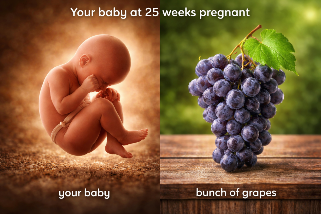 25 Weeks Pregnancy How big is a baby at 25 Weeks baby look like at 25 Weeks 25 week ultrasound 25 Weeks Pregnancy Symptoms Pregnant Belly