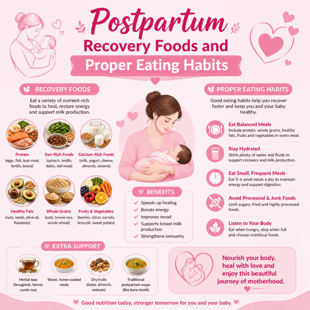 Postpartum first period after pregnancy Signs of coming period after giving birth postpartum recovery foods postpartum period post pregnancy