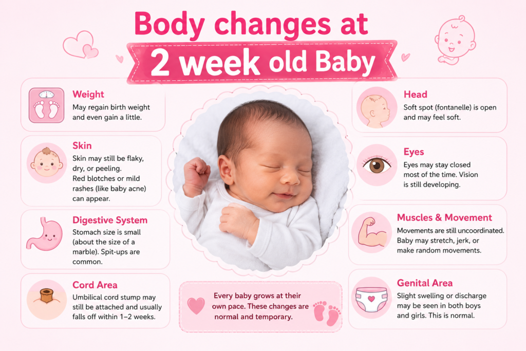 2 week old baby Baby Emerging skills 2 week old Baby Health wet diapers Eye reactions Breastfeeding