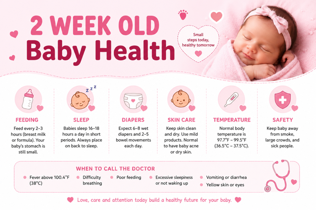 2 week old baby Baby Emerging skills 2 week old Baby Health wet diapers Eye reactions Breastfeeding