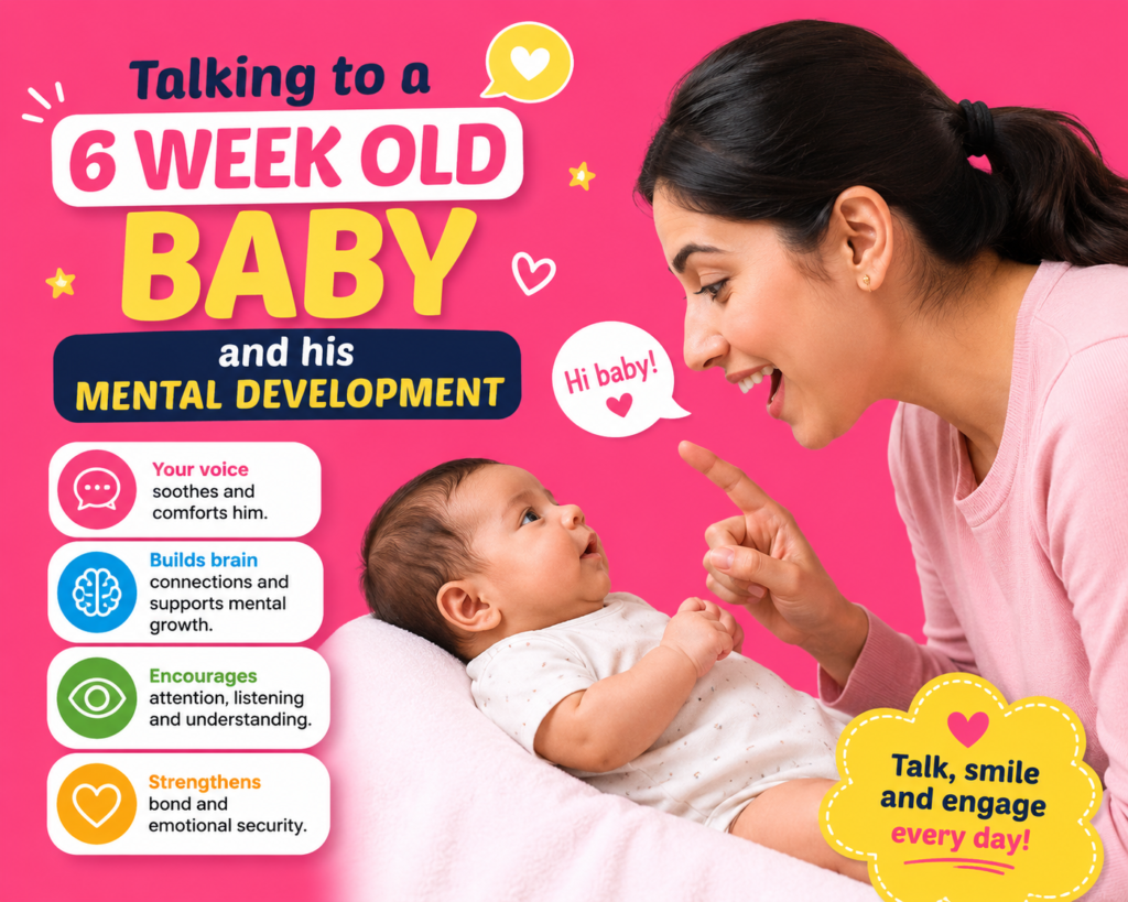 6 week old baby 6 week old Baby Milestones Baby Growth Emerging skills 6 week old baby Parent Tips mental development