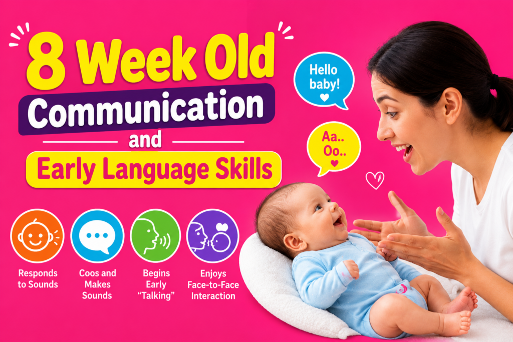 8 week old baby urgent medical attention parent tips healthy development baby Communication Baby Milestones