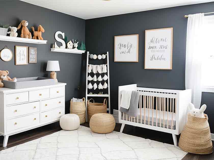 baby boy nursery decor